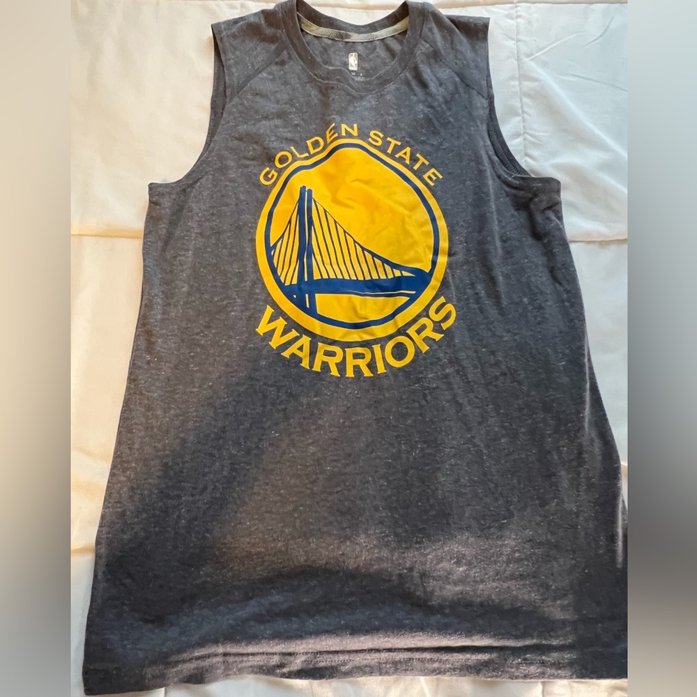 NBA Basketball Golden State Warriors Cotton Muscle Tank Tops